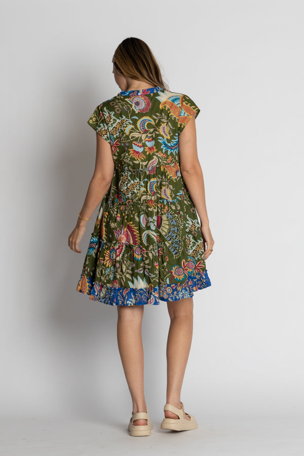 Lula Life Nandita Dress Olive