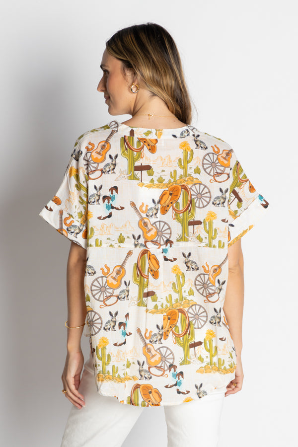 Lula Life Prairie Top White