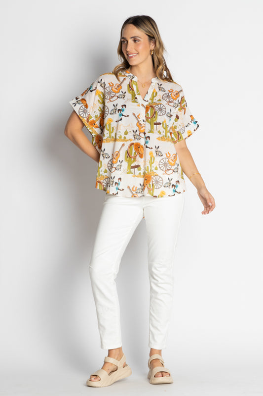 Lula Life Prairie Top White