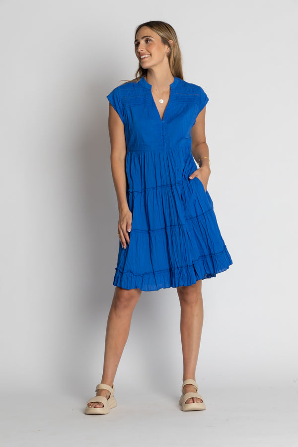Lula Life Shayna Tiered Dress Ocean