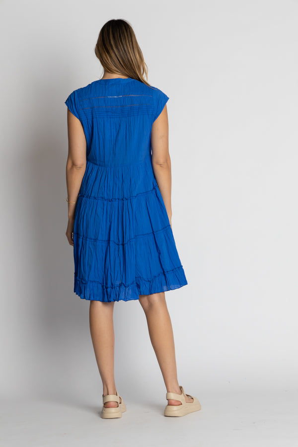 Lula Life Shayna Tiered Dress Ocean