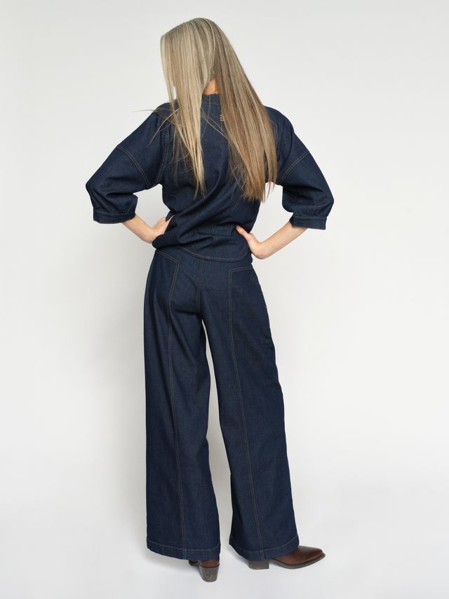 Mos Mosh Verone Crispy Jeans Dark Blue