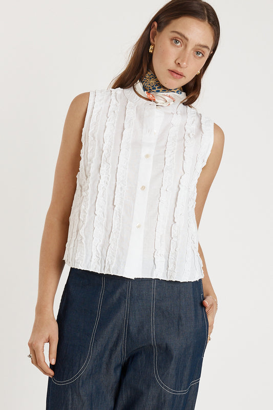 Rubyyaya Camargue Top White