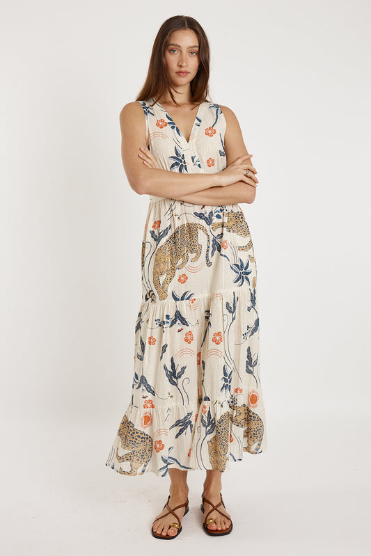Rubyyaya Celine Maxi Print