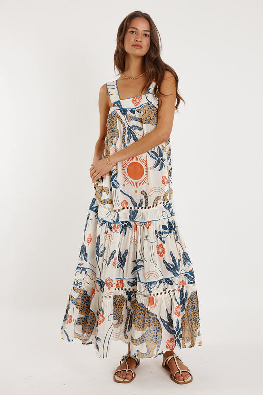 Rubyyaya Celine Sundress Print