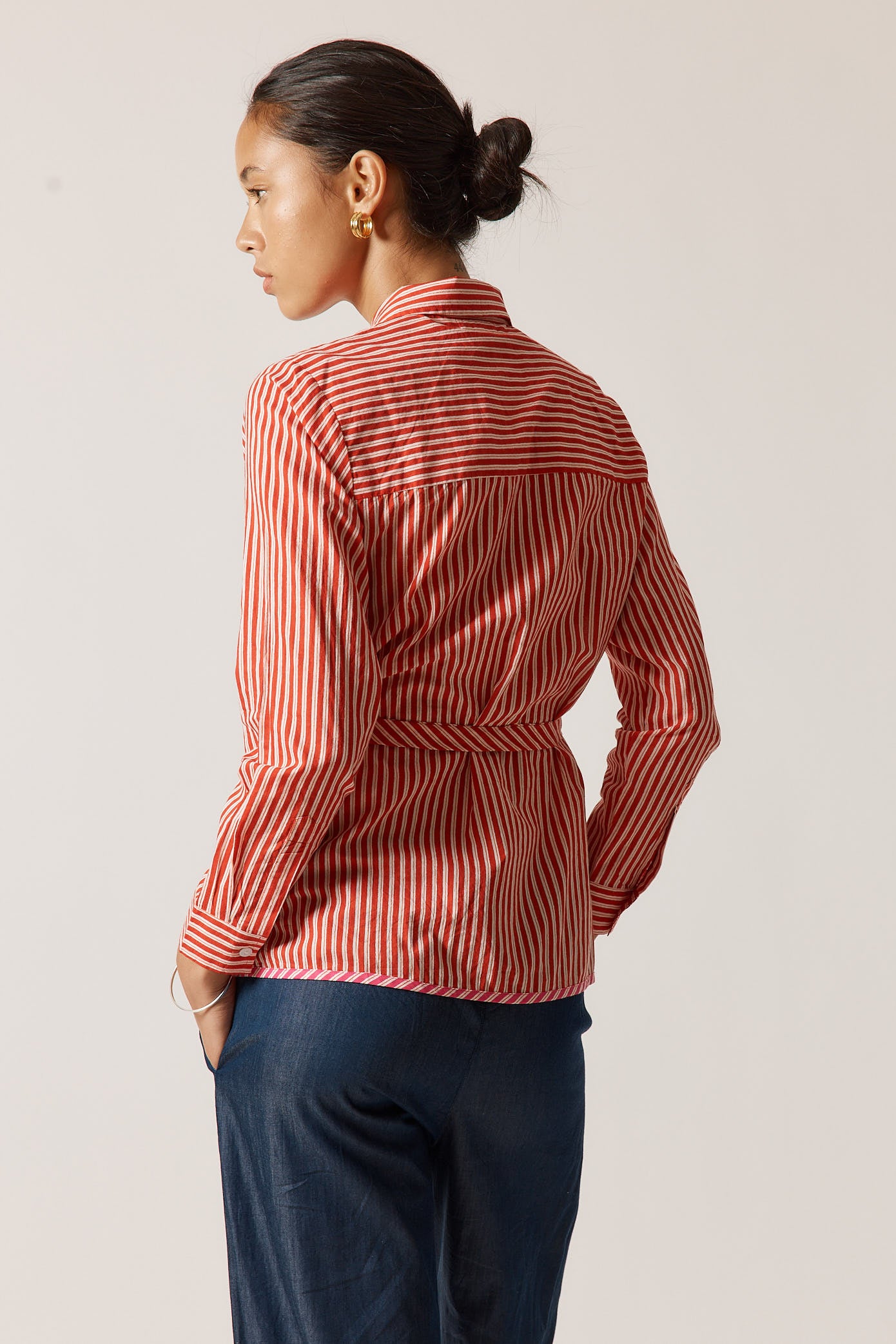 Rubyyaya Countryside Rose Top Red