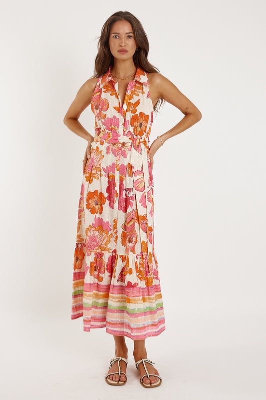 Rubyyaya Sunrise Maxi Pink