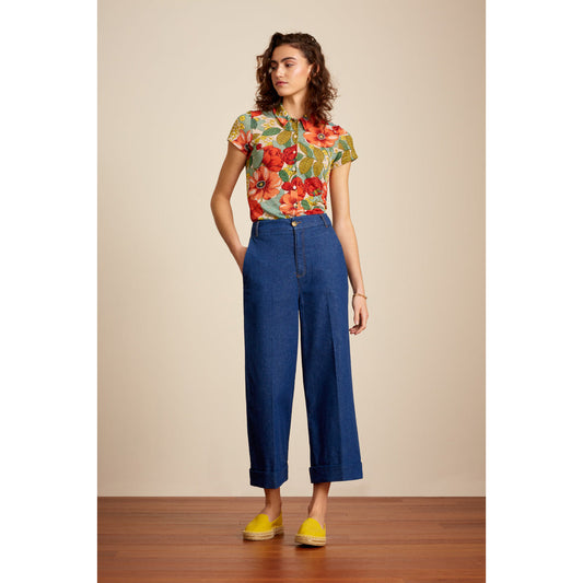 King Louie lisa culotte chambray