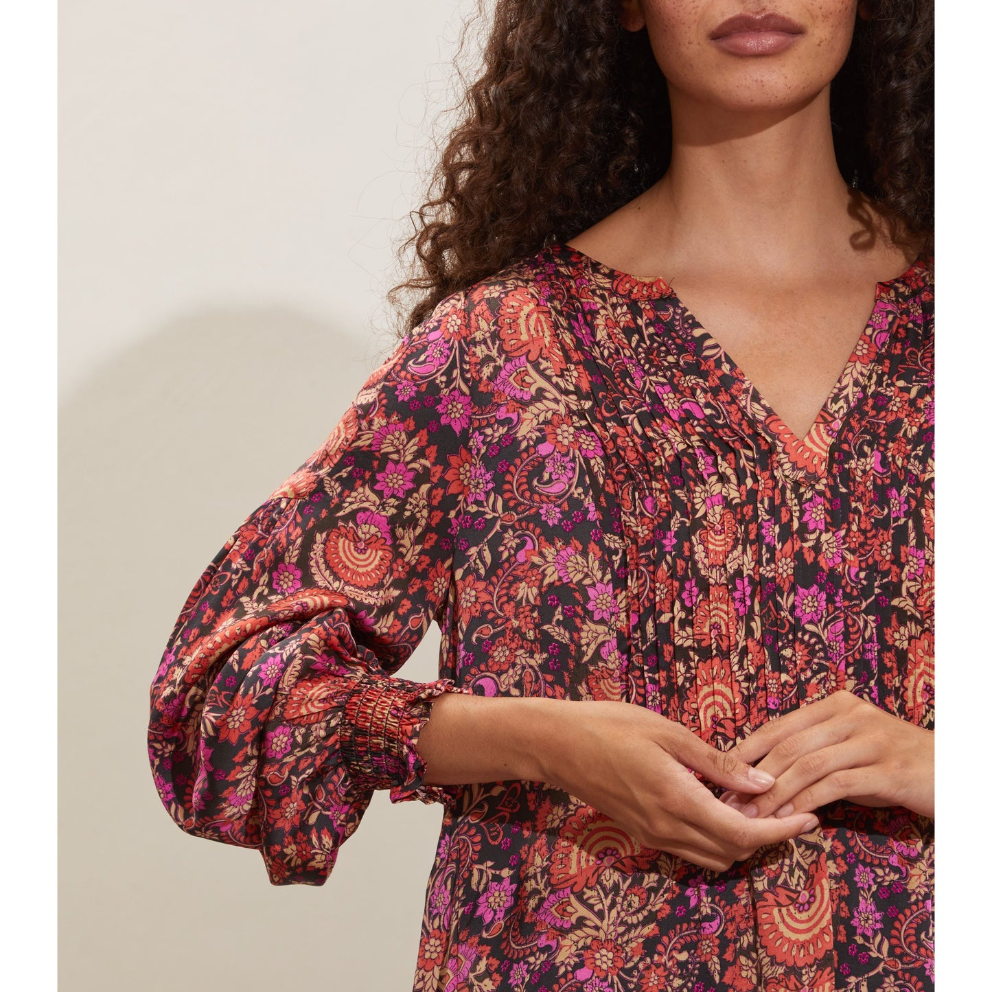 Odd Molly Rosemary Blouse Dazzling Pink
