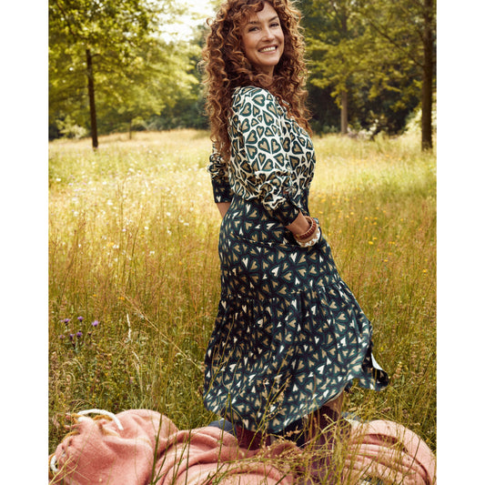 POM HEARTBEAT IVORY DRESS