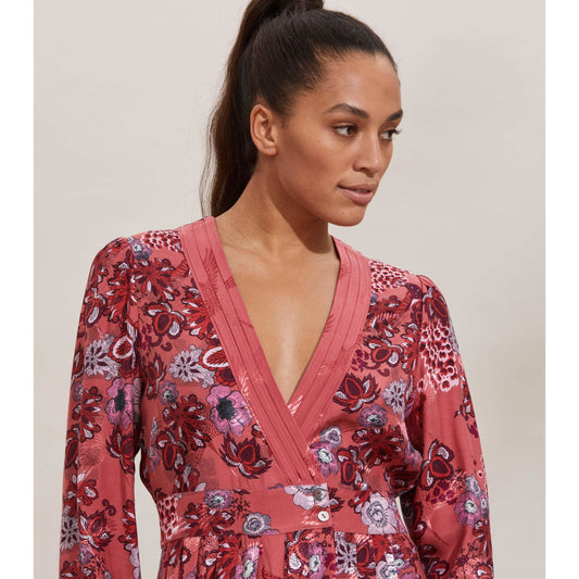 Odd Molly Jacqueline Dress Cranberry