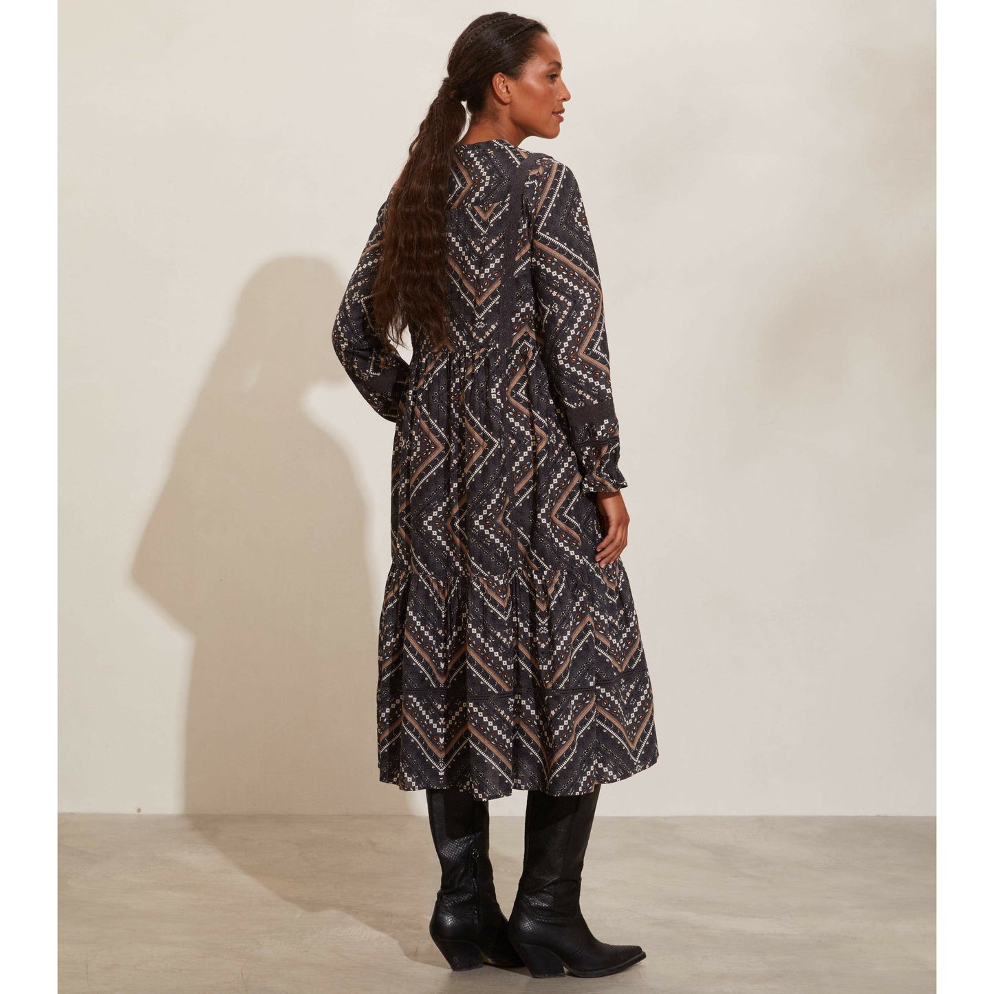 Odd Molly Jessie Dress Deep Asphalt