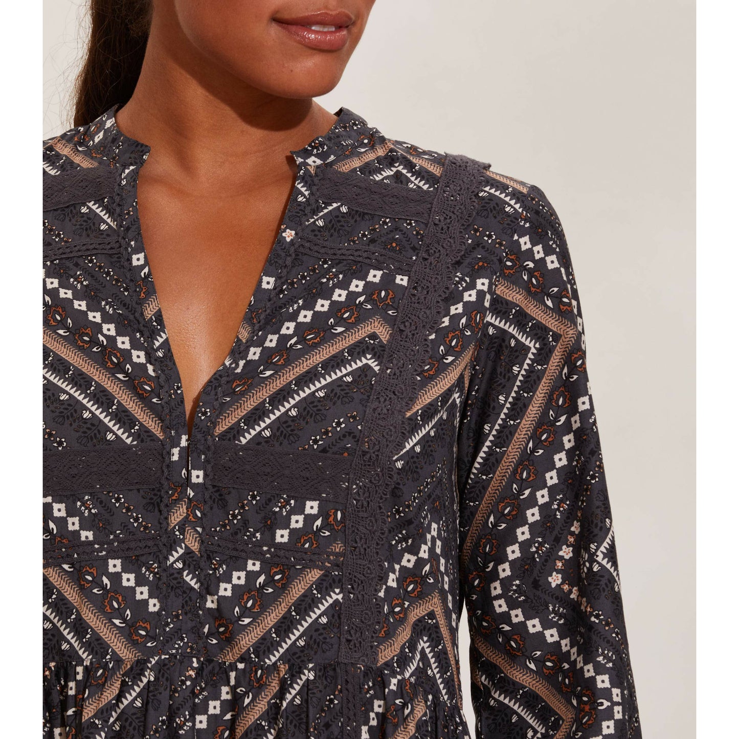 Odd Molly Jessie Dress Deep Asphalt