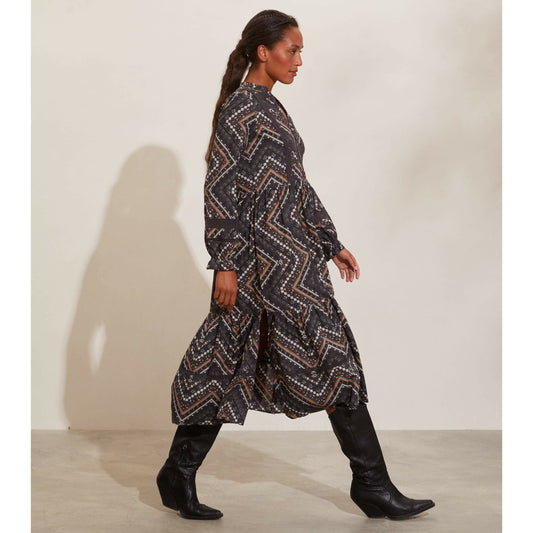 Odd Molly Jessie Dress Deep Asphalt