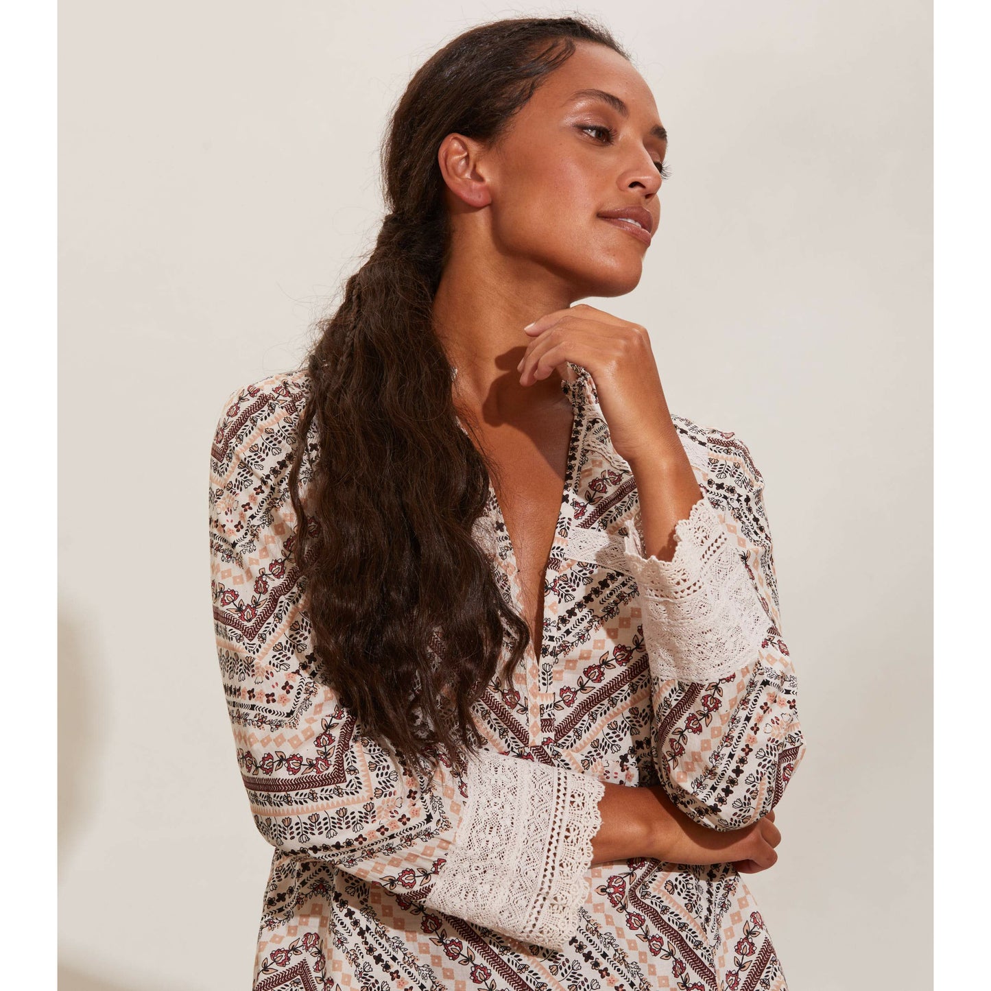 Odd Molly Jessie Blouse GoldenPorcelaine