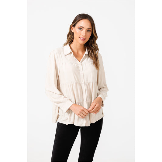 Brave and True Scarlett Shirt Natural