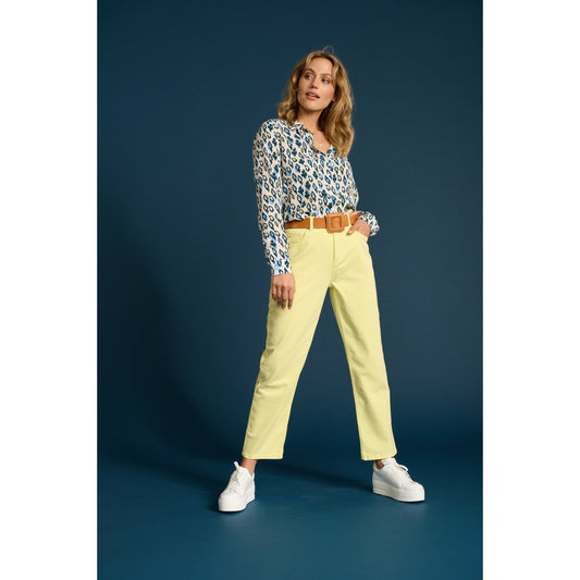 POM MILA LEOPARD BLOUSE