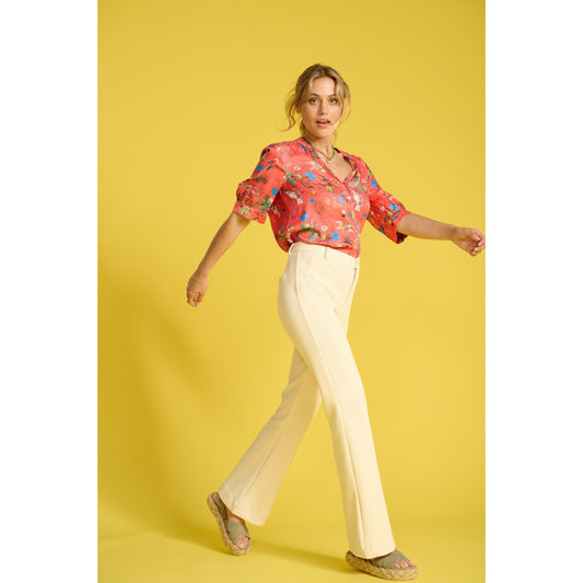 POM Wild Empire Blouse Red