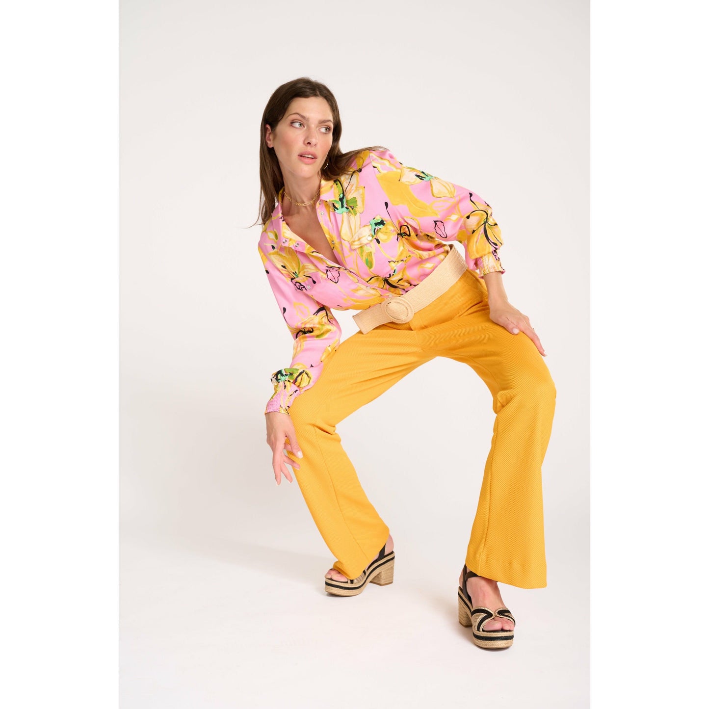 POM MILA LILY CANDY PINK BLOUSE
