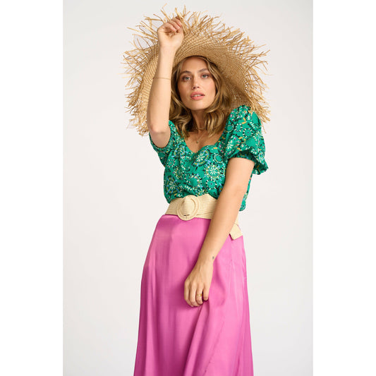POM SUE ORCHID FUCHSIA SKIRT