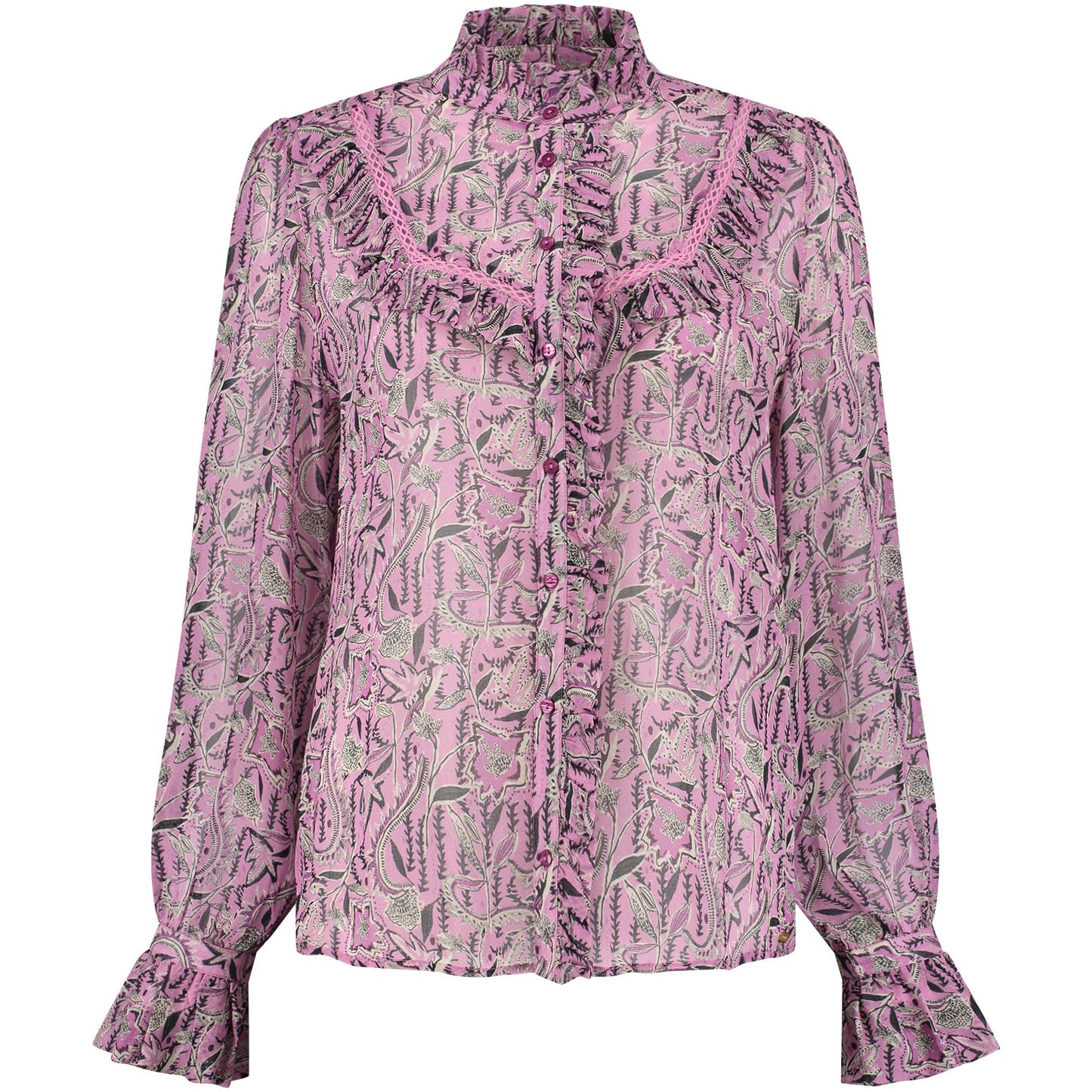 POM Blouse Flows Mauve Pink SP 6941