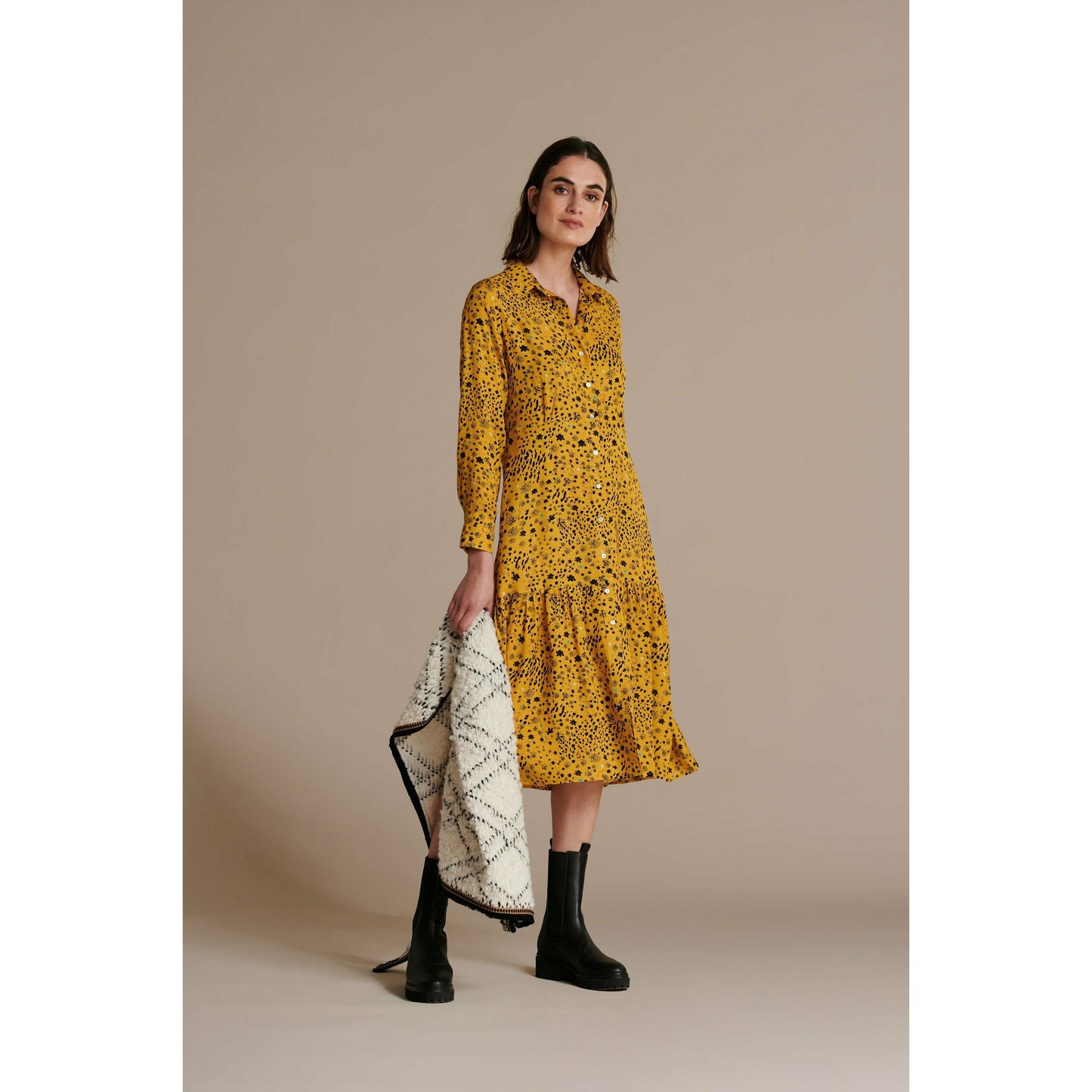 POM GOLDEN AMBER CITY CHARMS DRESS