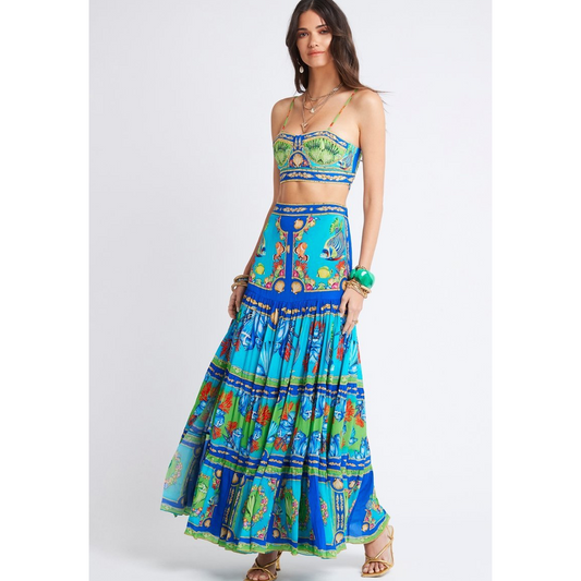Czarina Deep in the Ocean Maxi Skirt