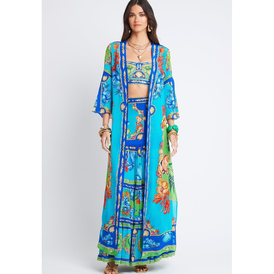 Czarina Deep in the Ocean Maxi Skirt