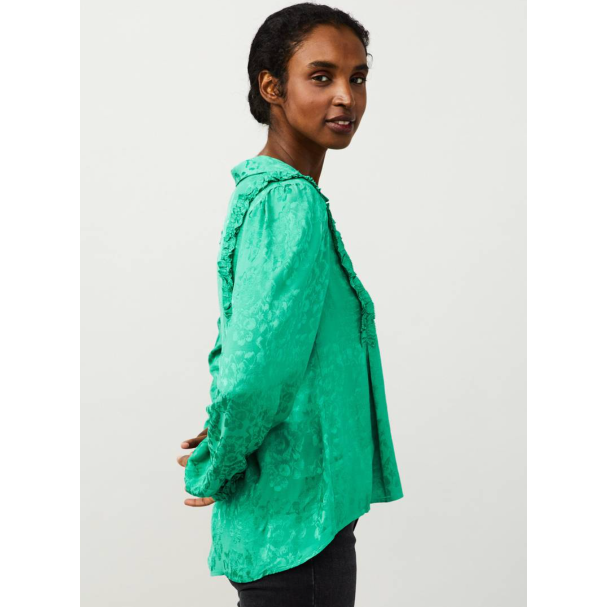 Odd Molly Marley Blouse Wonder Green