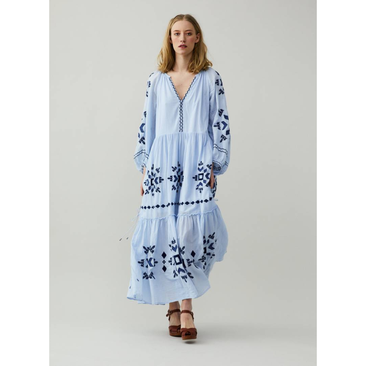 Odd Molly Noor Dress Blue Dew