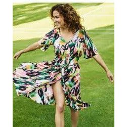 POM Flower Play Cantaloupe Dress