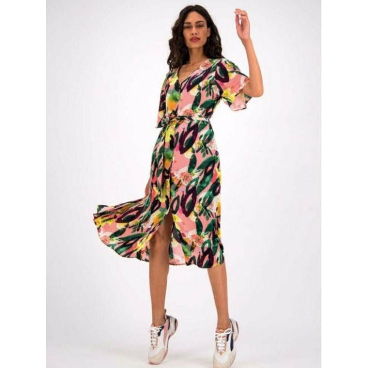 POM Flower Play Cantaloupe Dress