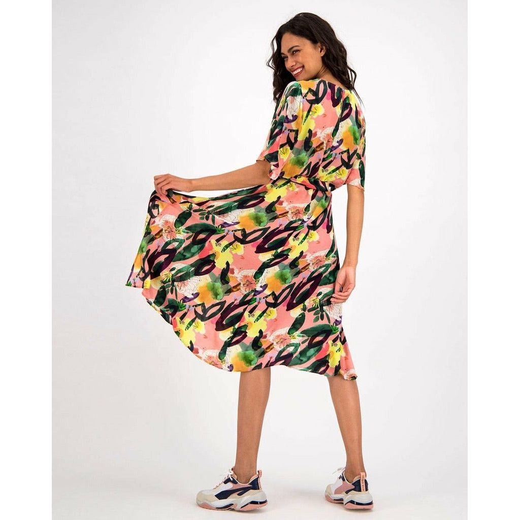 POM Flower Play Cantaloupe Dress