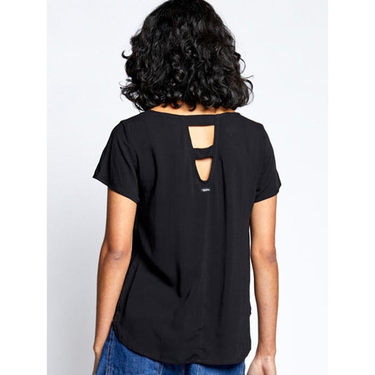 TOTEM TEEP BLOUSE BLACK