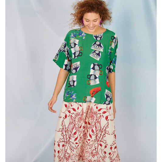 Benta Valentina Blouse Tea Time