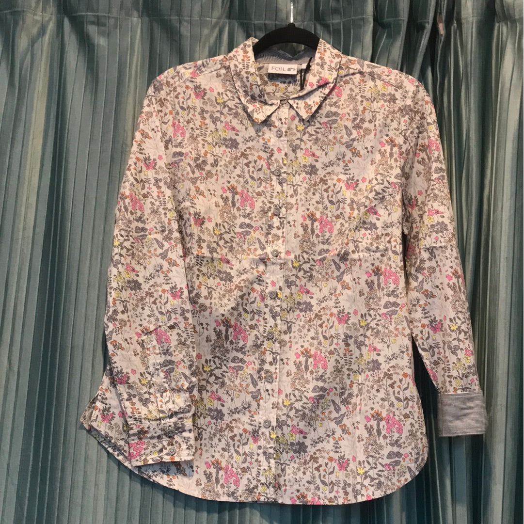 Foil All Class Shirt Flower Burst