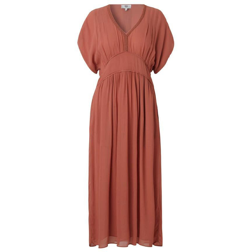 Noa Noa Cedarwood V neck drape dress