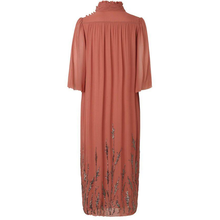 Noa Noa Beaded Cedarwood Dress