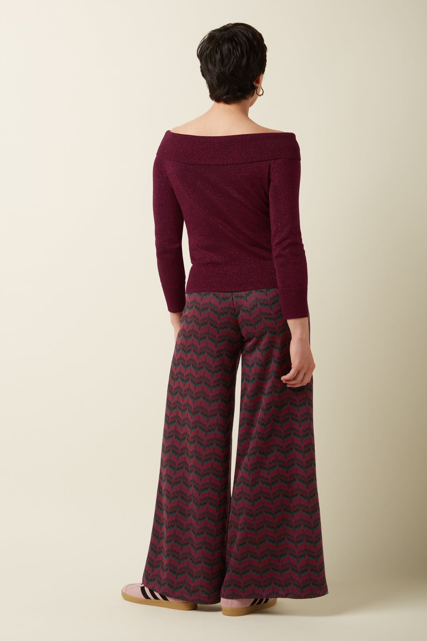 King Louie - Border Palazzo Pants - Estelle Zig Zag