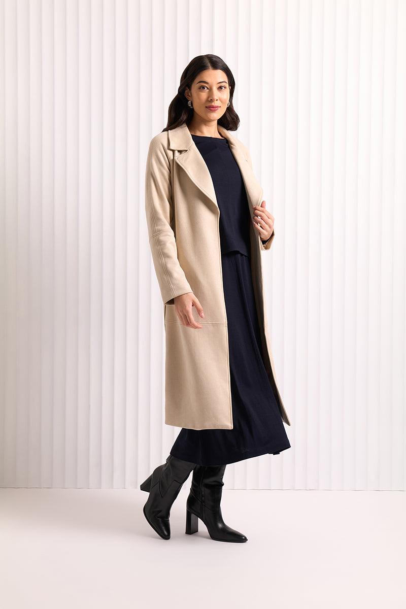 Foil Faux-Sure Trench (biscuit, blue steel or chalk)