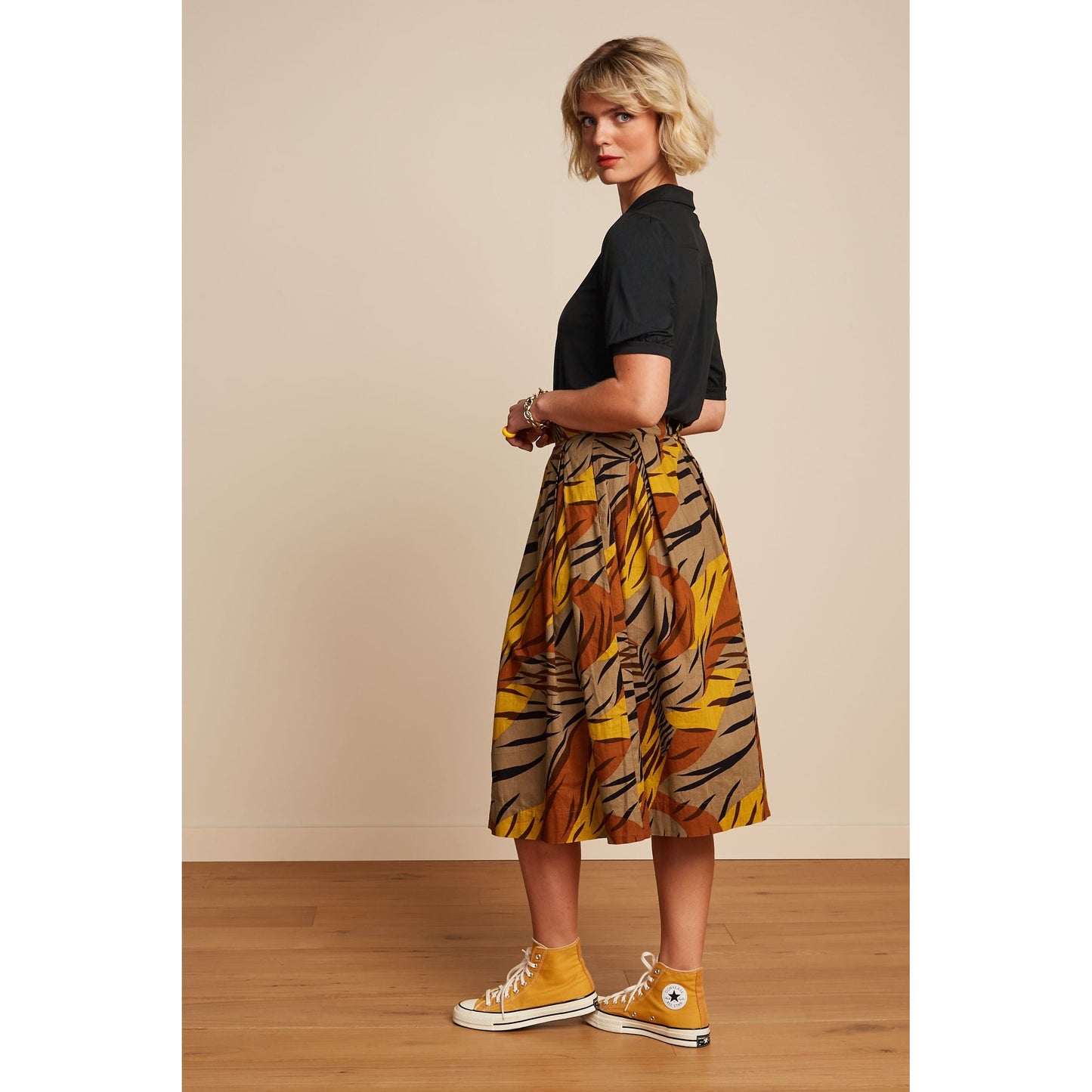 King Louie Suzette Pleat Skirt