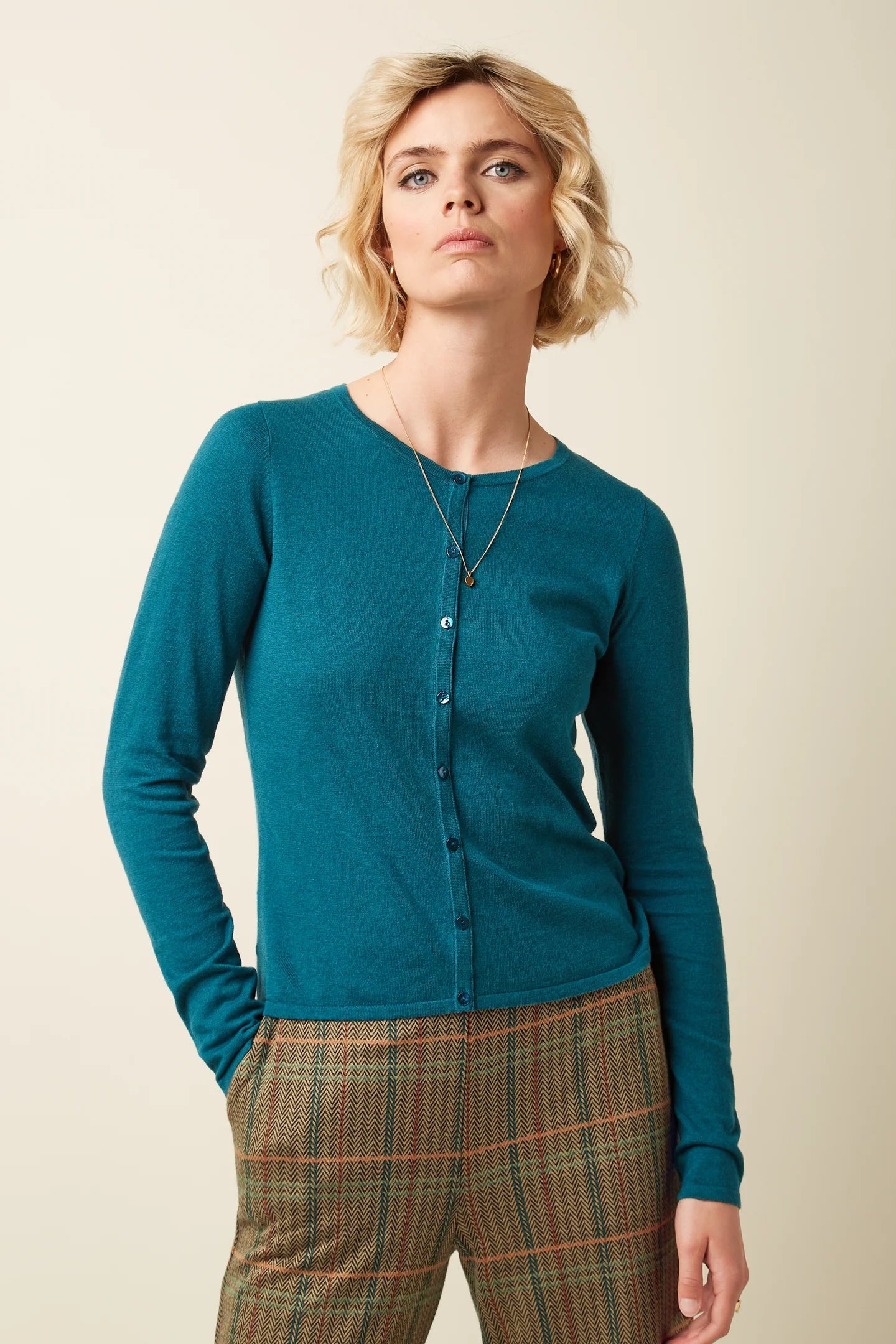 King Louie Cardi Roundneck Cocoon