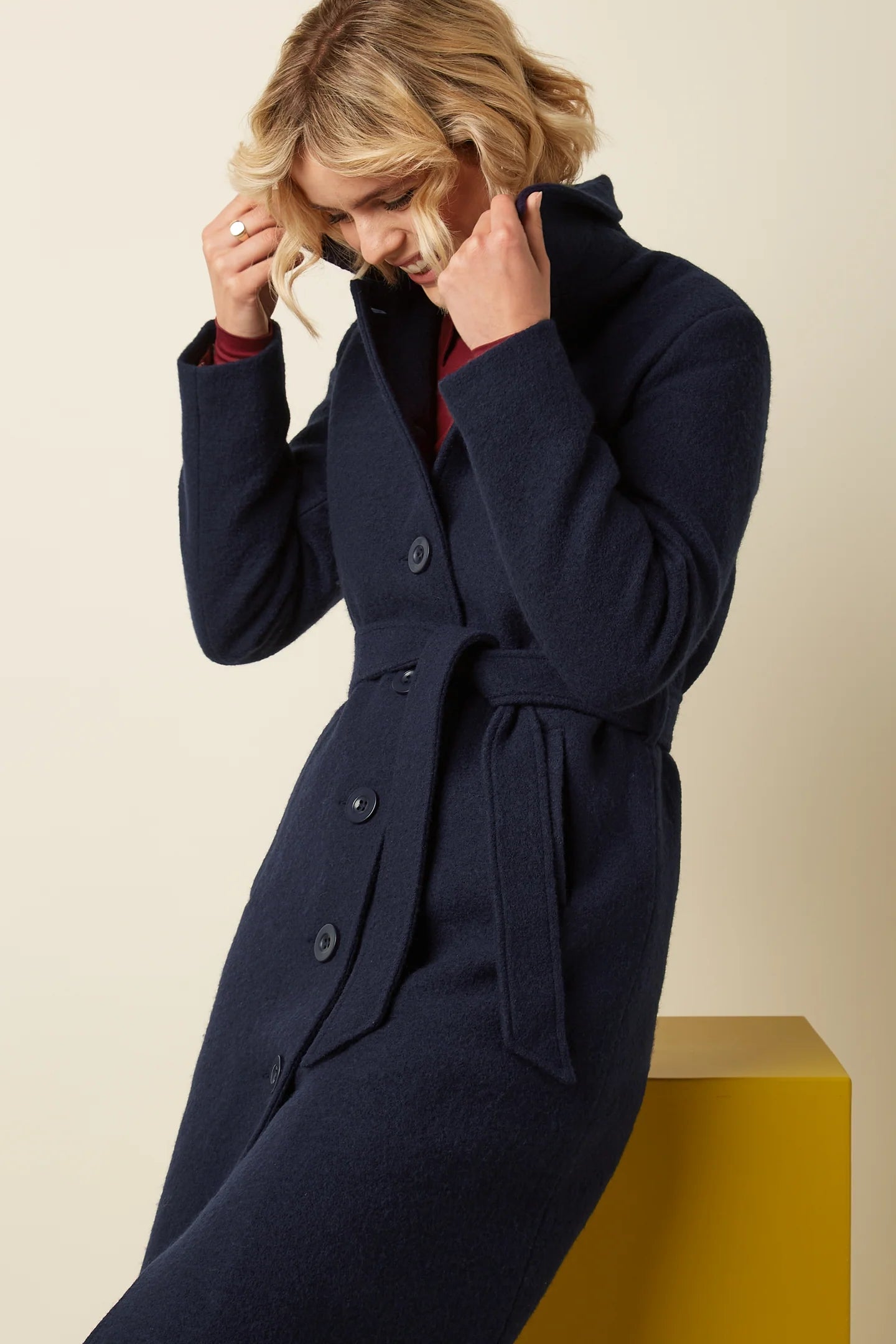 King Louie Arabella Coat Kenndey Blue