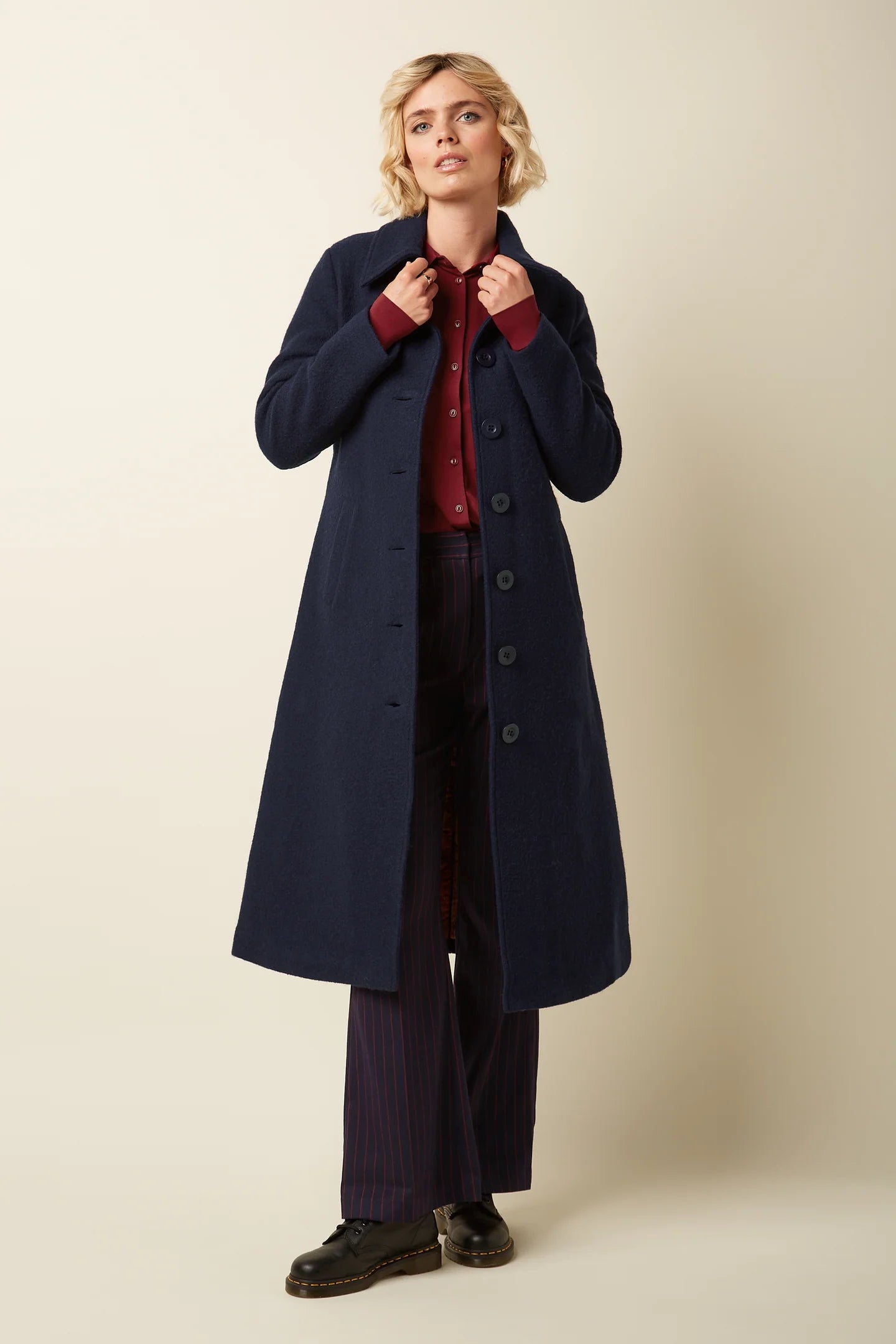 King Louie Arabella Coat Kenndey Blue