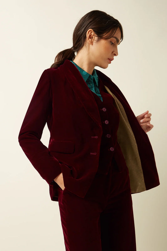 King Louie Brooke Blazer Red