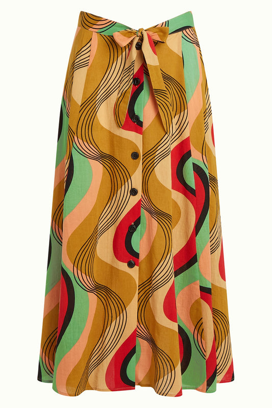 King Louie Judy Midi Skirt Falaise