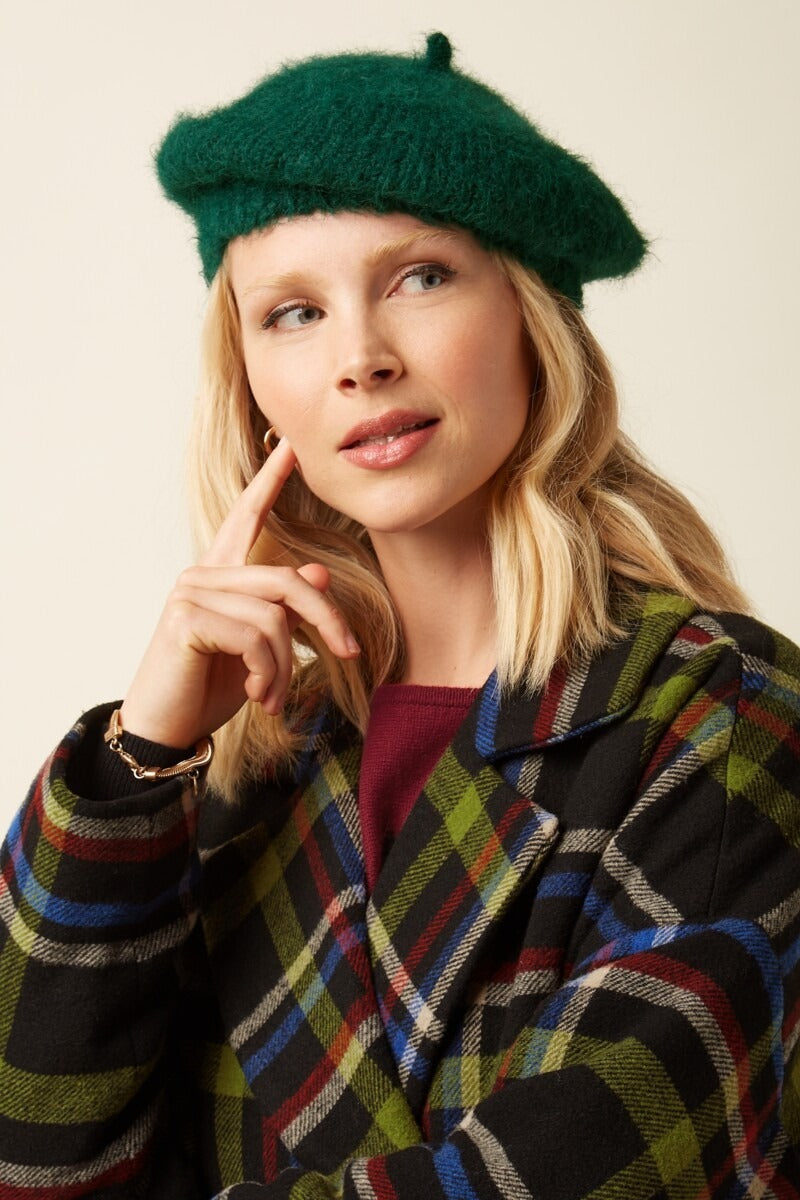King Louie Beret Posh Green
