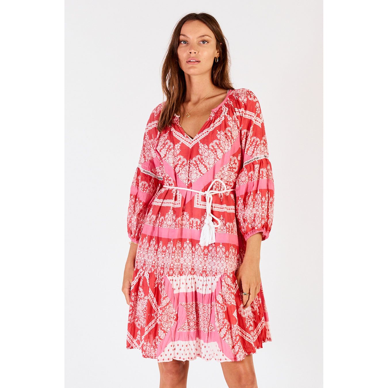 Lula Soul Bandana Dress (Melon, ocean, or sea)
