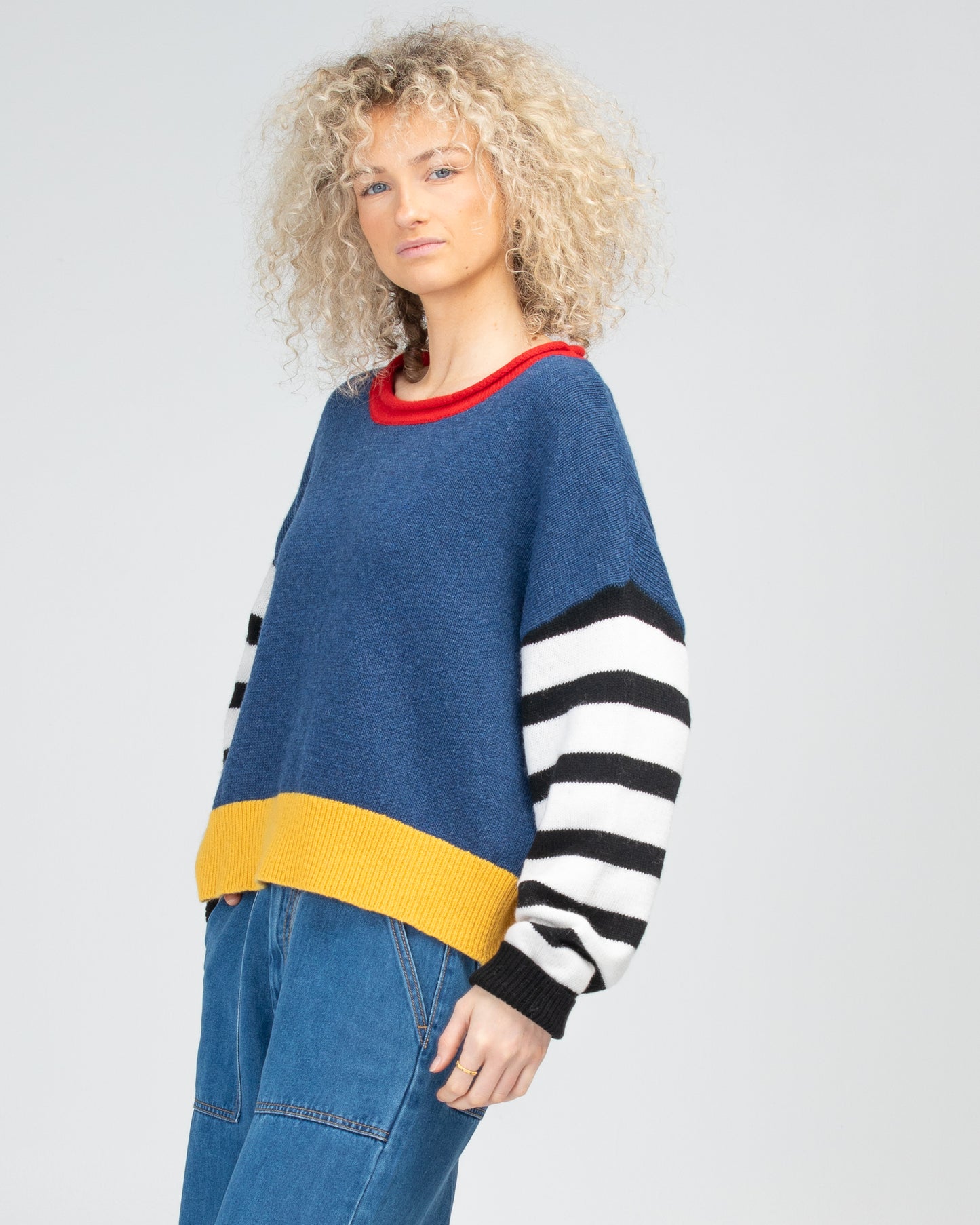 Boom Shankar Lucky Jumper Navy