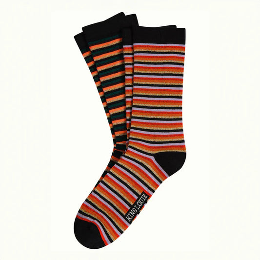King Louie Socks 2-Pack Vicky Stripes